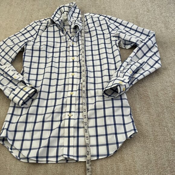 Banana Republic Slim Fit Non Iron Long Sleeve Button Up Cotton Shirt S - Picture 5 of 9